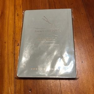 Taurus Grey and Gold Notebook